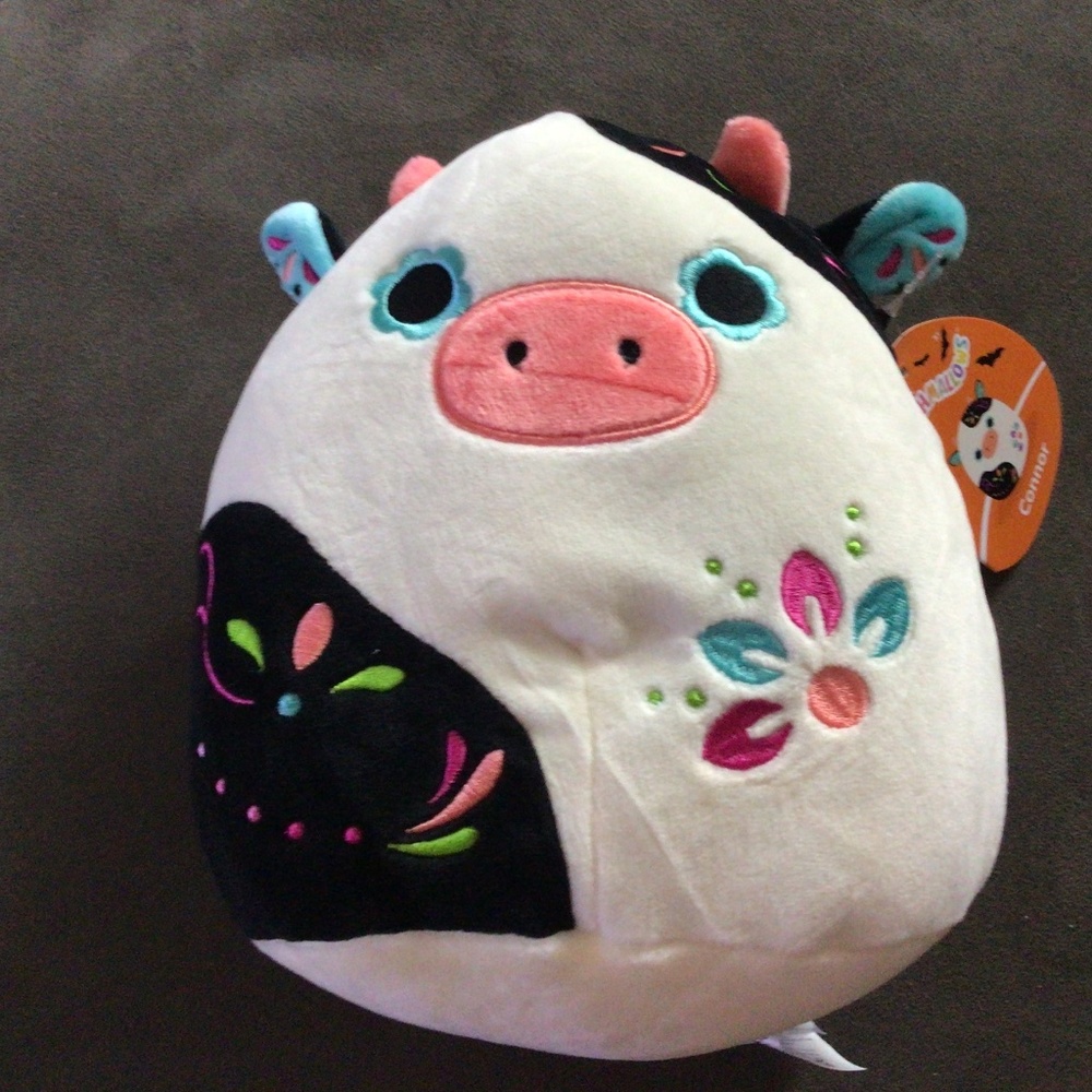 Squishmallows Connor cow day of dead halloween